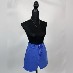 Mini Skirt Denim Bright Blue GB NWT